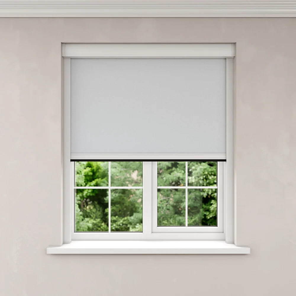BlocOut Blackout Blind in PVC White
