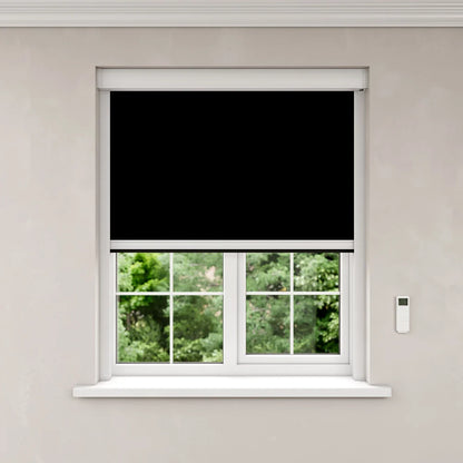BlocOut Blackout Blind in PVC Black