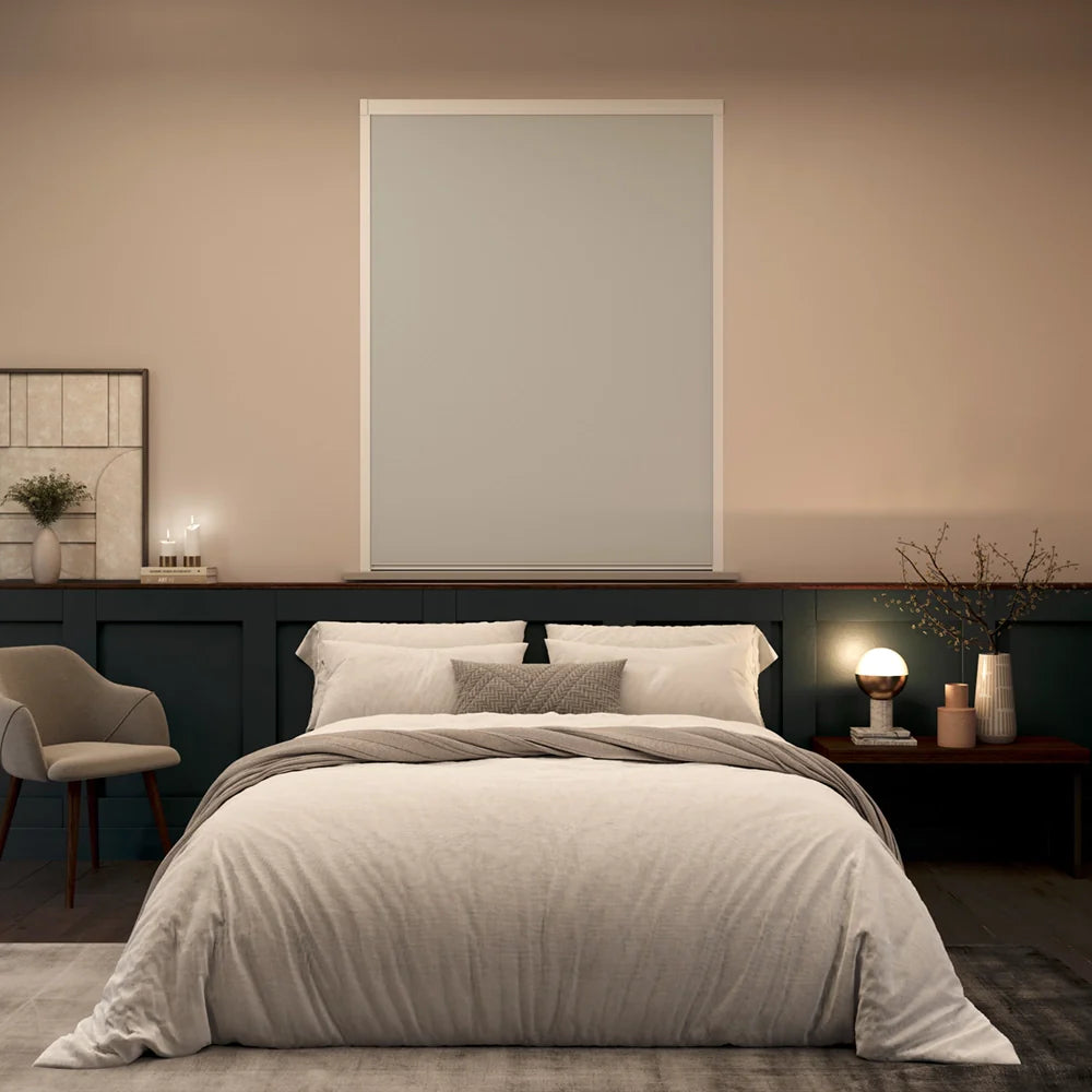 BlocOut Blackout Blind in PVC Grey