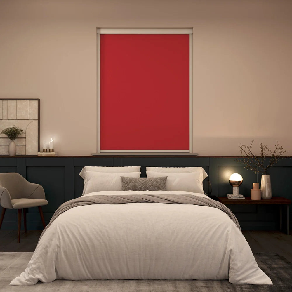BlocOut Blackout Blind in Classic Red