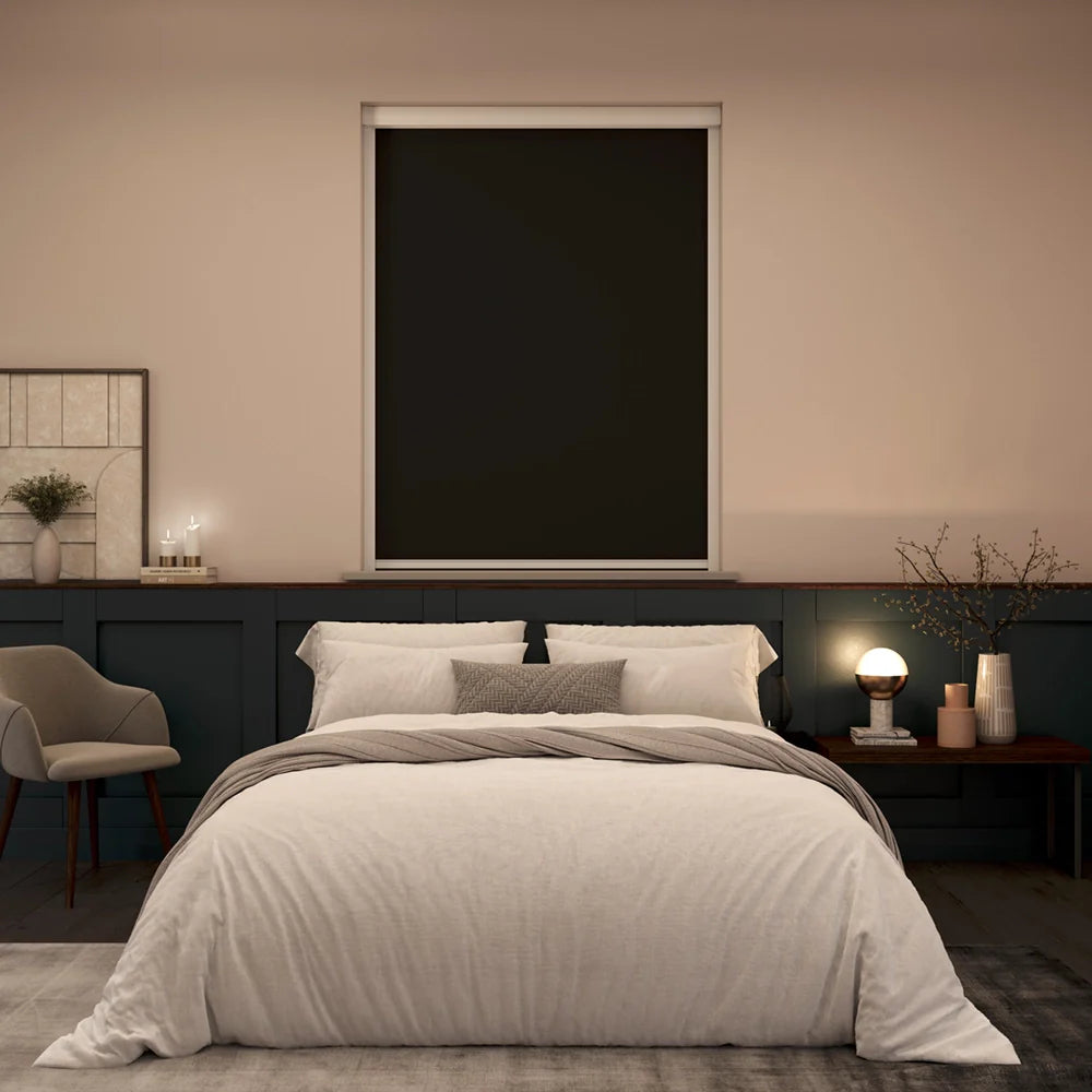 BlocOut Blackout Blind in PVC Black