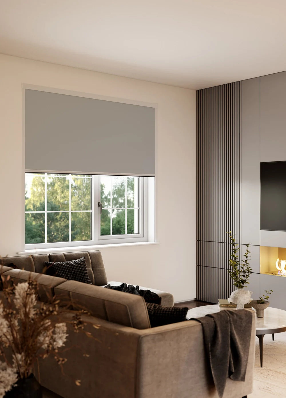 BlocOut Blackout Blind in PVC Grey