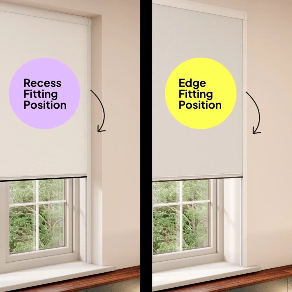 BlocOut Blackout Blind in PVC White